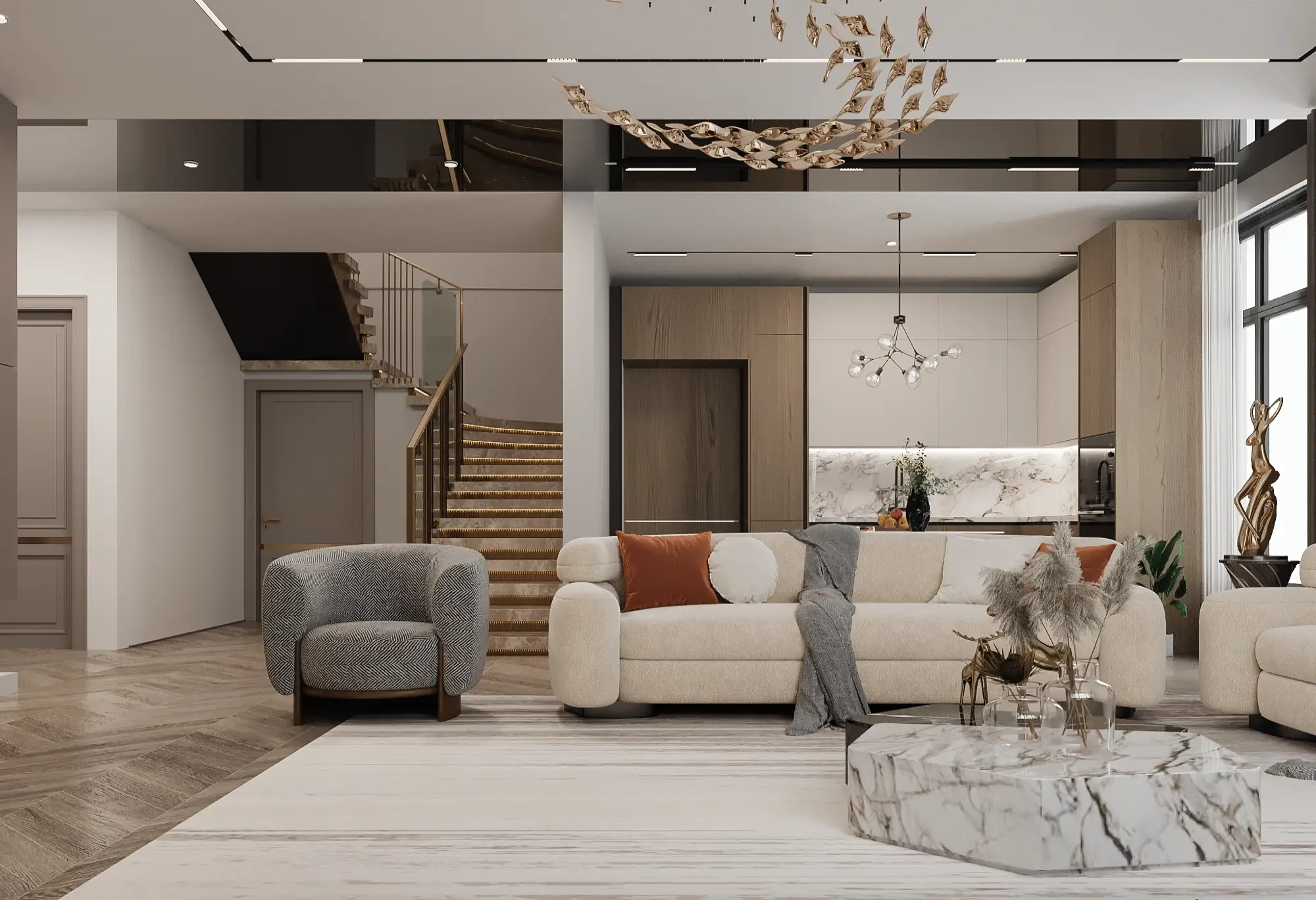 Master bedroom interior