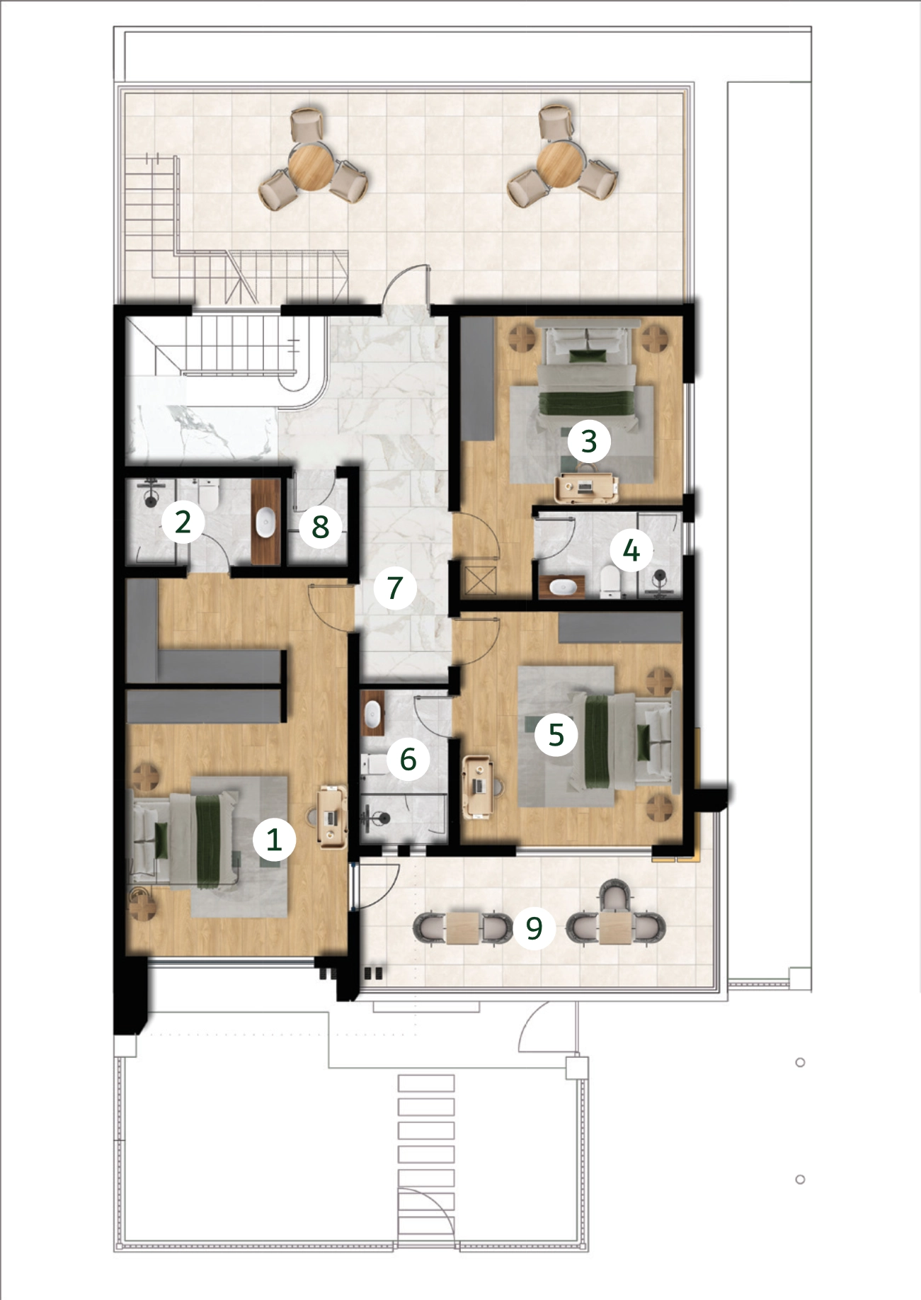 Type 02 First Floor Plan