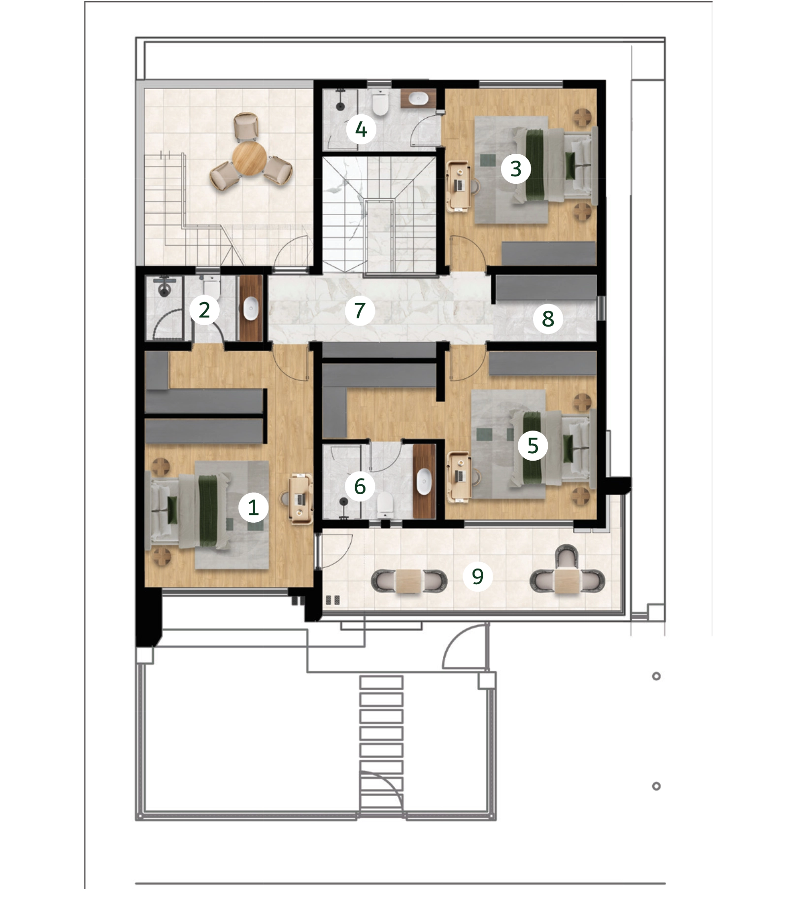 Type 03 First Floor Plan