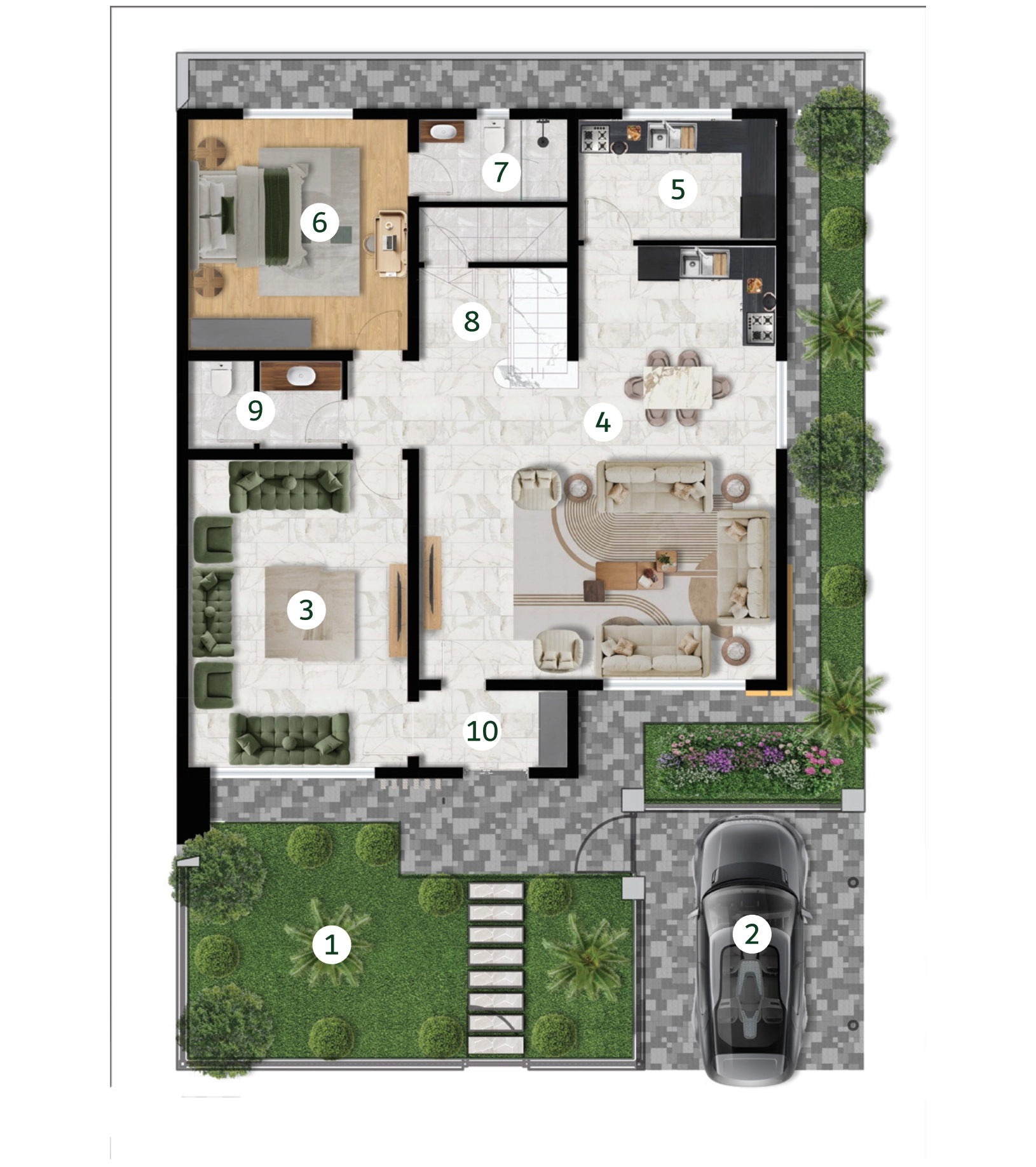 Type 03 Ground Floor Plan